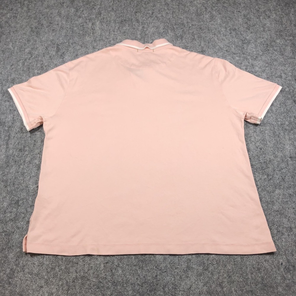 Banana Republic Polo Shirt Mens XL Pink Luxury Touch Performance Cotton Casual - Picture 15 of 15